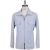 Kiton Kiton Light Blue Leather Coat Light Blue 000