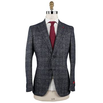 Isaia Isaia Multicolor Alpaca Wool Pa Blazer Multicolor 000