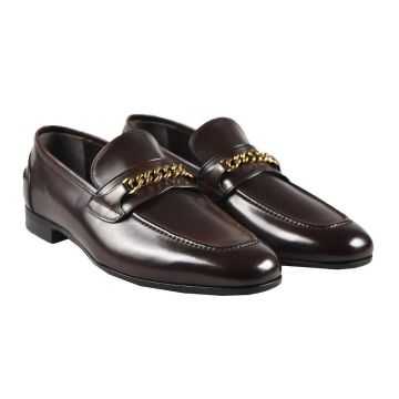 Tom Ford TOM FORD Brown Leather Bos Taurus Shoes Brown 000