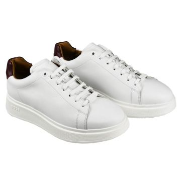 BOSS Boss White Leather Sneakers White 000
