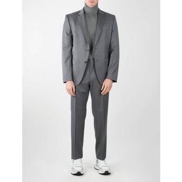 BOSS Boss Gray Virgin Wool Suit Gray 000