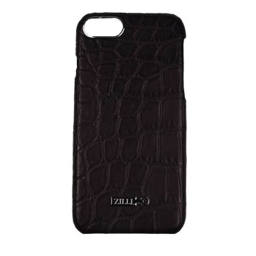 Zilli Zilli Brown Leather Crocodile iPhone 7 Cover Purple 000