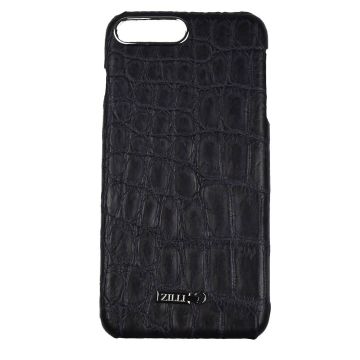 Zilli Zilli Blue Leather Crocodile iPhone 7 Plus Cover Blue 000