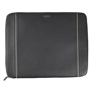 Zilli Zilli Black Leather Document Holder Black 000