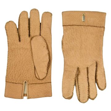Zilli Zilli Beige Leather Gloves Beige 000