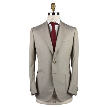 Cesare Attolini Cesare Attolini Beige Cotton Suit Beige 000