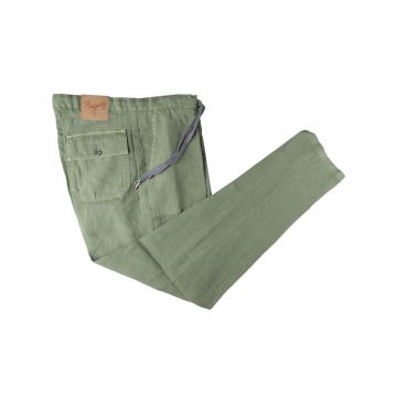 Marco Pescarolo Marco Pescarolo Green Linen Silk Pants Green 000
