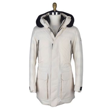 Woolrich Woolrich White Pl Pertex Long Parka Coat White 000