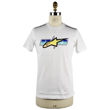 Diesel DIESEL White Cotton Patterned T-shirt ASTARS-T-DIEGOS-B White 000