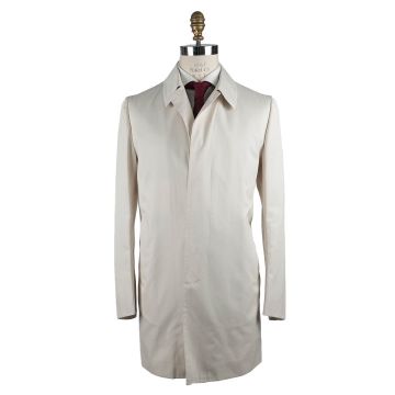 Cesare Attolini Cesare Attolini White Cotton Overcoat White 000