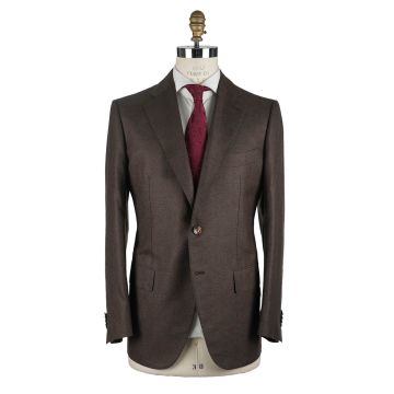 Cesare Attolini Cesare Attolini Brown Silk Cashmere Blazer Brown 000