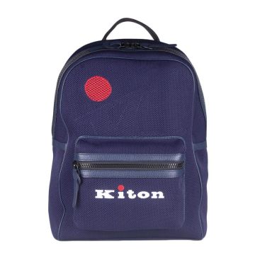 Kiton KITON Blue Cotton Ea Backpack Blue 000