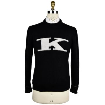 Kiton KITON Black Cashmere Sweater Crewneck Black 000