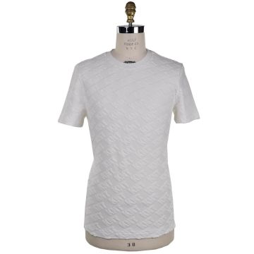 KNT KNT Kiton White Cotton Pa T-Shirt White 000