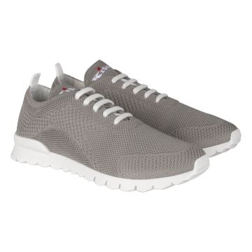 Kiton Kiton Dark Gray Cotton Ea Sneakers FITS Dark Gray 000