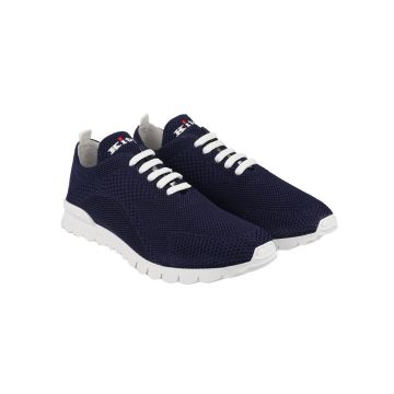 Kiton Kiton Blue Navy Cotton Ea Sneakers Blue Navy 000