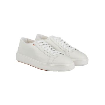 Santoni Santoni White Leather Sneakers White 000
