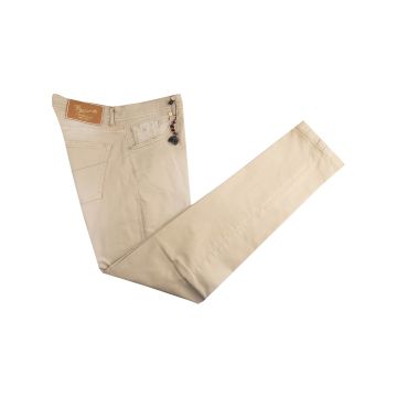 Marco Pescarolo Marco Pescarolo Beige Cotton Ea Silk Lycra Jeans Limited Edition Beige 000