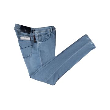 Marco Pescarolo Marco Pescarolo Light Blue Cotton Ea Jeans Light Blue 000