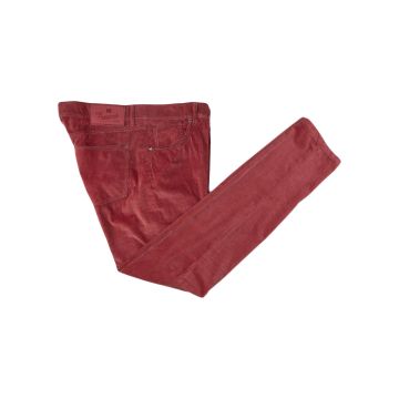 Marco Pescarolo Marco Pescarolo Red Cotton Ea Velvet Pants Red 000