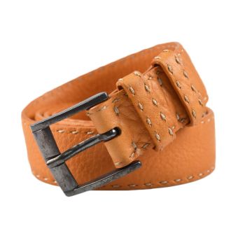 Kiton KITON Orange Leather Woman Belt Orange 000