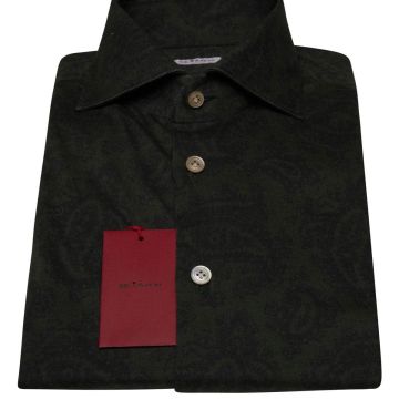 Kiton KITON Green Cotton Shirt Green 000