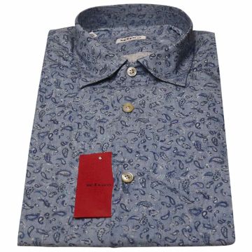 Kiton KITON Blue Cotton Shirt Blue 000