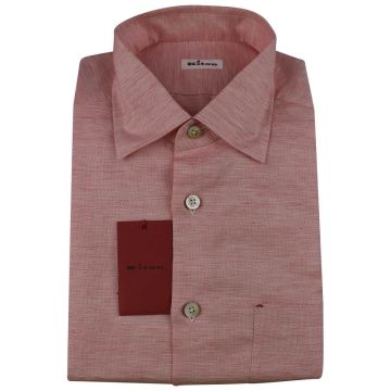 Kiton Kiton Pink Cotton Linen Shirt Pink 000