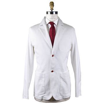 Kiton KITON White Cotton El Coat White 000