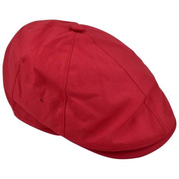 Kiton KITON Red Cashmere Silk Flat Cap Red 000