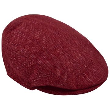 Kiton KITON Red Cashmere Silk Linen Flat Cap Red 000