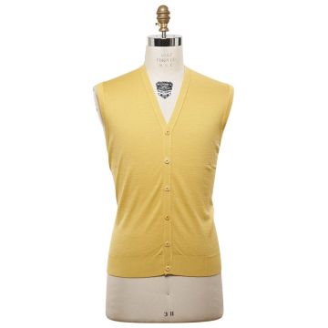 Kiton KITON Yellow Cashmere Silk Gilet Yellow 000