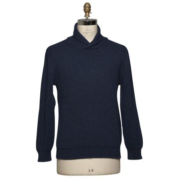 Kiton KITON Blue Cashmere Sweater Blue 000