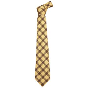 Kiton KITON Yellow Brown Silk Tie Yellow/Brown 000