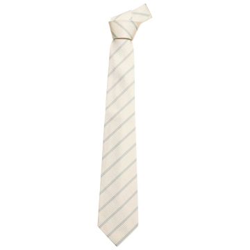 Kiton KITON White Light Blue Silk Tie White/Light Blue 000