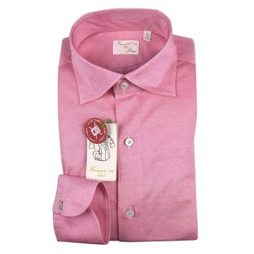 Finamore Finamore Pink Cotton Shirt Pink 000
