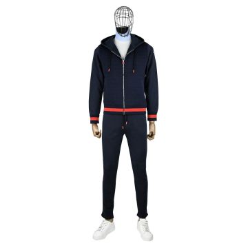 Kiton Kiton Blue Wool Nylon Ea Tracksuit Blue 000