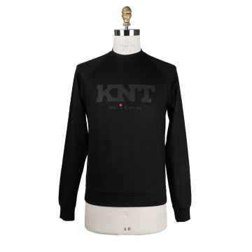 KNT KNT Kiton Black Viscose Ea Sweater Crewneck Black 000