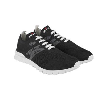 Kiton Kiton Dark Gray Cotton Ea Sneakers Dark Gray 000