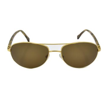 Zilli ZILLI Gold Titanium Acetate Sunglasses Gold 000