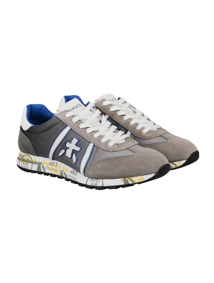 Premiata Multicolor Leather Suede Cotton Pa Sneakers | IsuiT