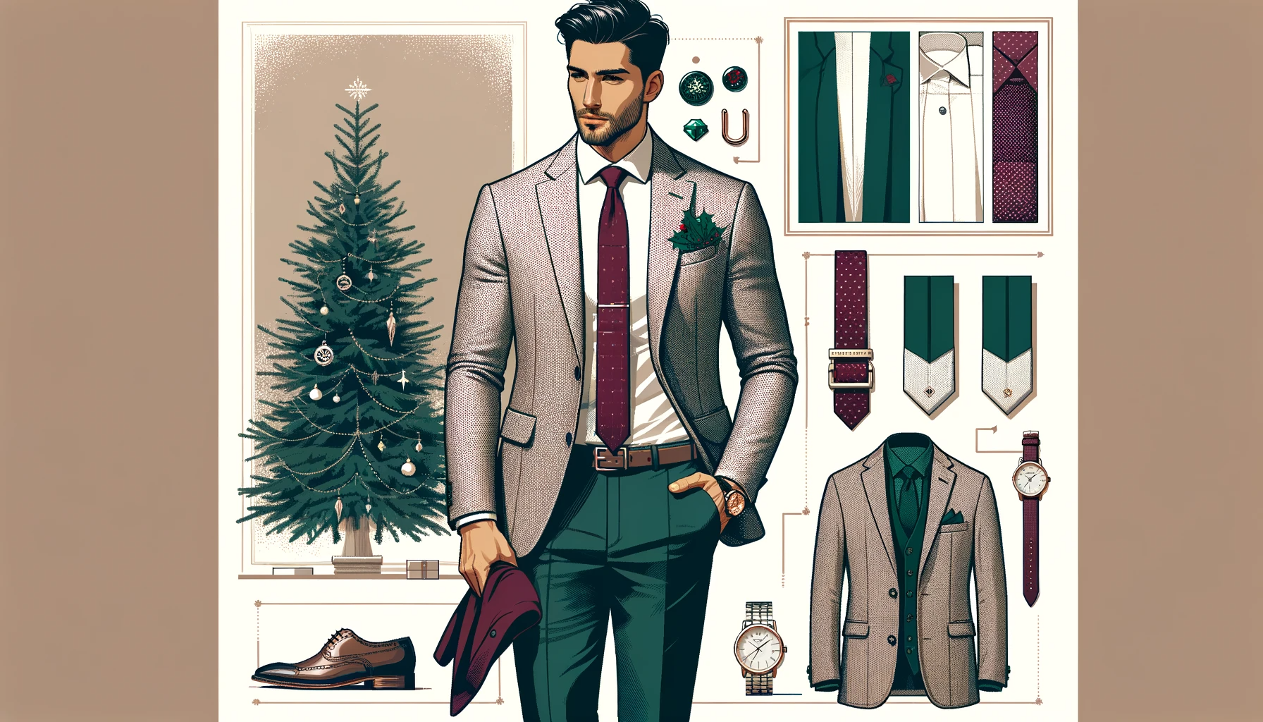 Mens xmas party outlet outfit