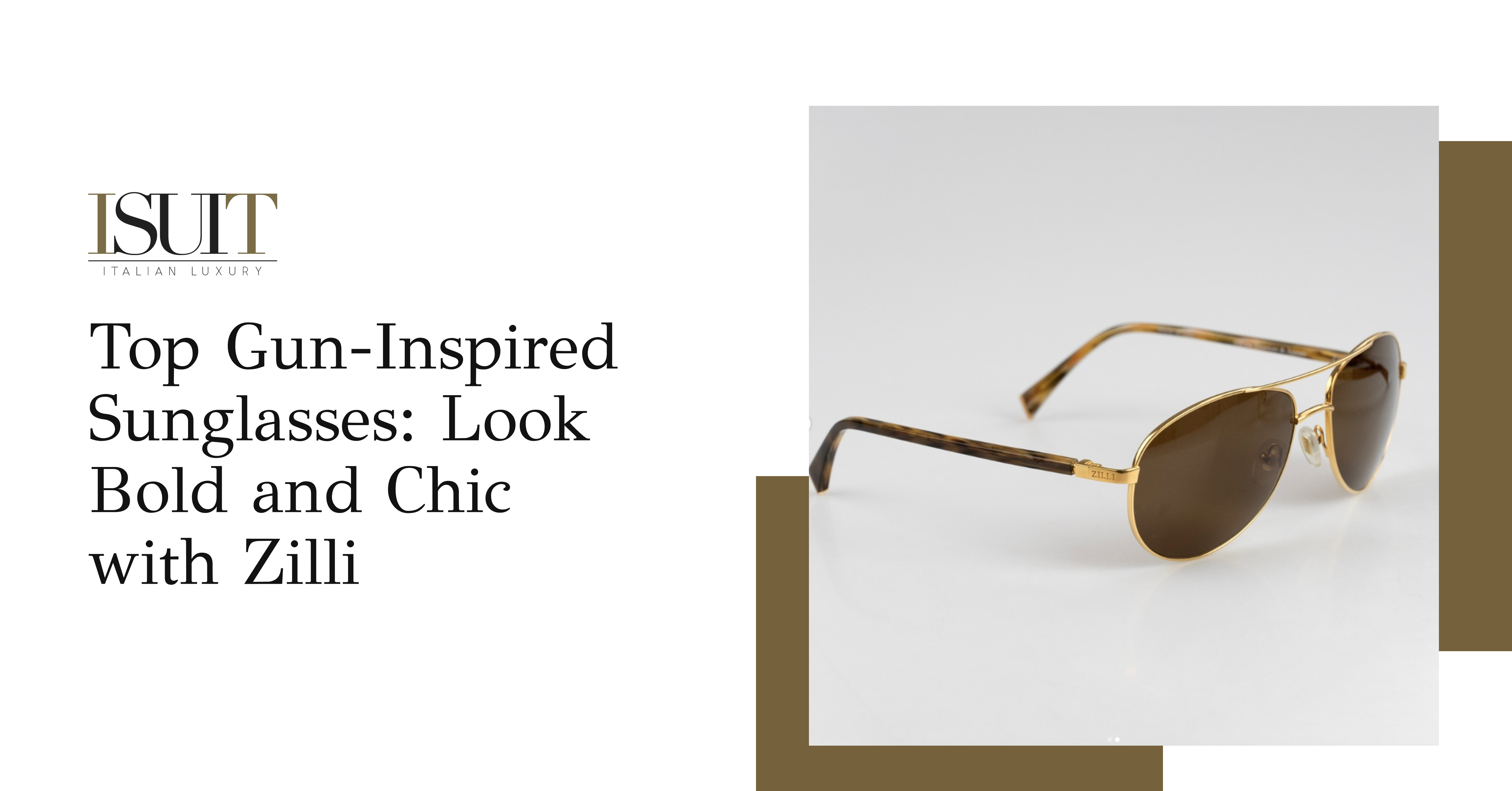 Top Gun-Inspired Sunglasses: Look Bold and Chic with Zilli