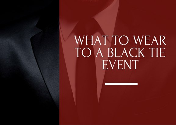 black tie event attire for men